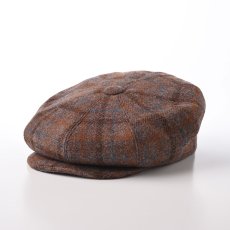 画像1: HARRIS TWEED BIG CAS  Ver.2（ハリスツイード ビッグキャス Ver.2）SE616 ブラウン (1)