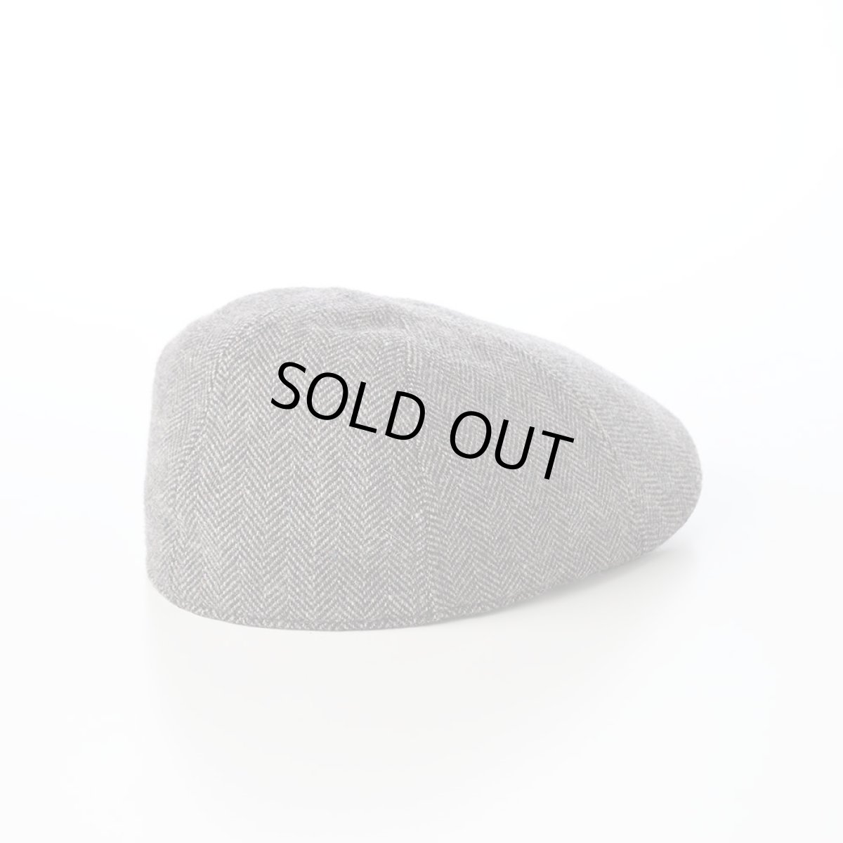 画像2: SHETLAND LAMBS WOOL HUNTING(シェットランドラムズウール ハンチング) ST238EU グレー (2)