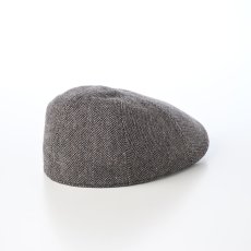 画像2: SHETLAND LAMBS WOOL HUNTING（シェットランドラムズウール ハンチング） ST238EU グレー (2)