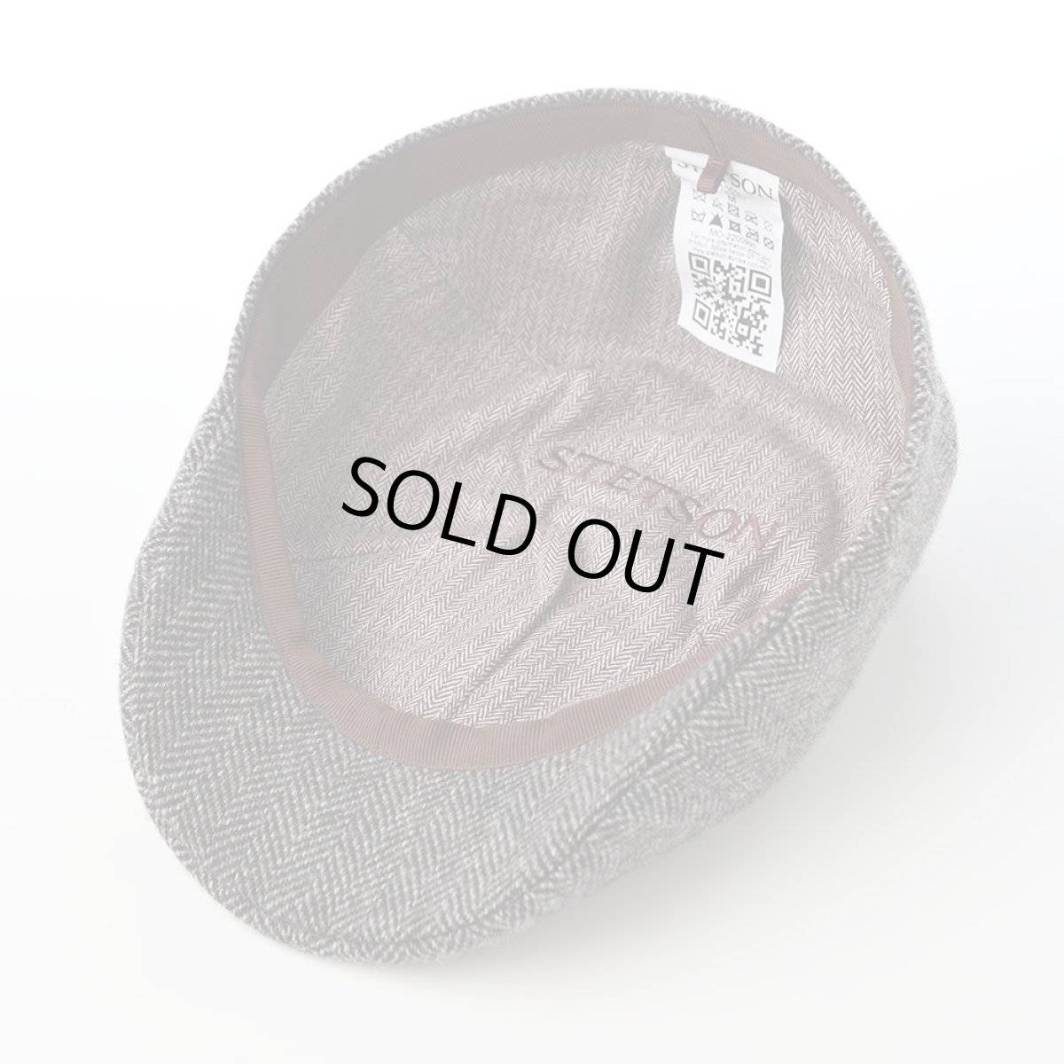 画像4: SHETLAND LAMBS WOOL HUNTING(シェットランドラムズウール ハンチング) ST238EU グレー (4)