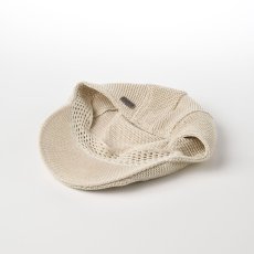 画像3: LINEN KNIT HUNTING（リネン ニット ハンチング）SE101 ライトベージュ (3)