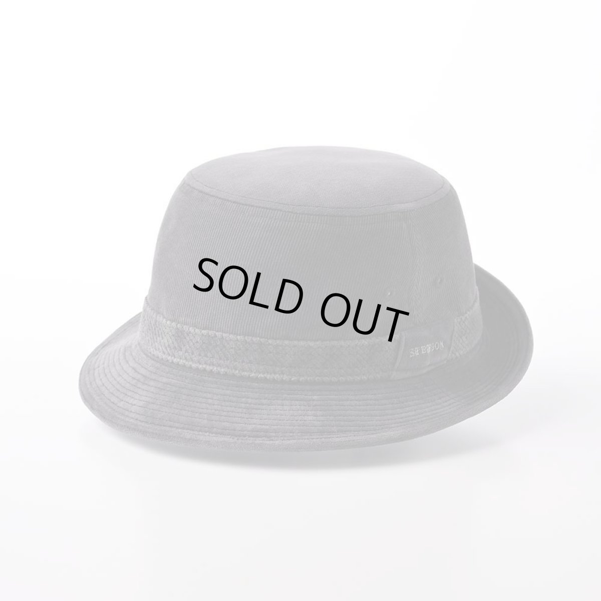画像1: CORDUROY ALPEN HAT（コーデュロイ アルペンハット）SE125 グレー (1)