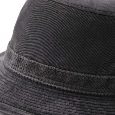 画像4: CORDUROY ALPEN HAT（コーデュロイ アルペンハット）SE125 グレー (4)