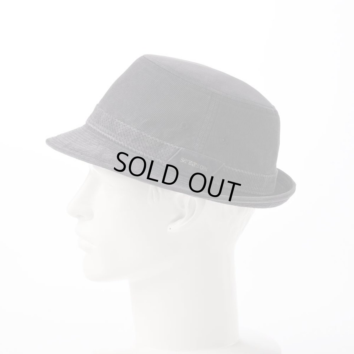 画像7: CORDUROY ALPEN HAT（コーデュロイ アルペンハット）SE125 グレー (7)