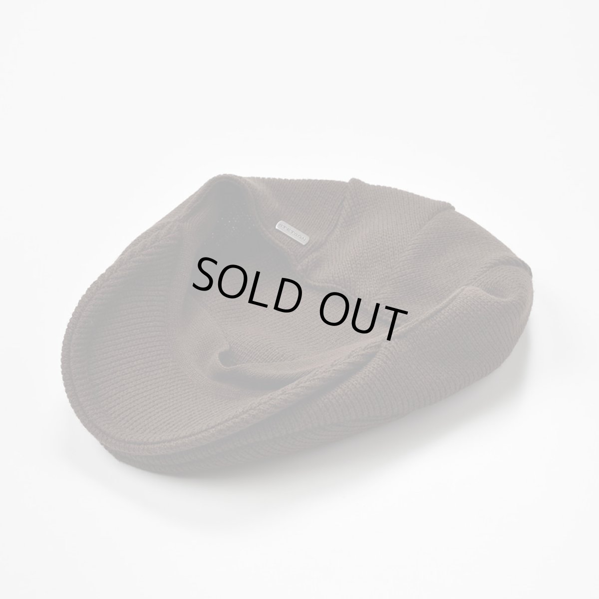 画像3: WOOL MIX KNIT HUNTING（ウールミックス ニットハンチング ）SE163 ブラウン (3)