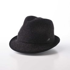 画像1: KNIT MANISH HAT（ニットマニッシュハット）SE420 ブラック (1)