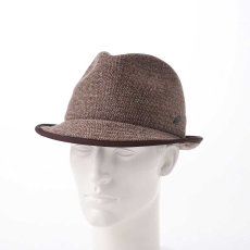 画像6: KNIT MANISH HAT（ニットマニッシュハット）SE420 ブラウン (6)