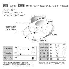 画像8: MANISH RAFFIA（マニッシュ ラフィア）SE507 ベージュ (8)