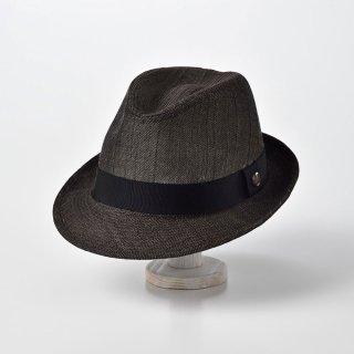 LEATHER CASQUETTE（レザーキャスケット） SE740 ブラウン - STETSON