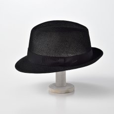 画像2: LINEN MESH HAT（リネン メッシュ）SE536 ブラック (2)