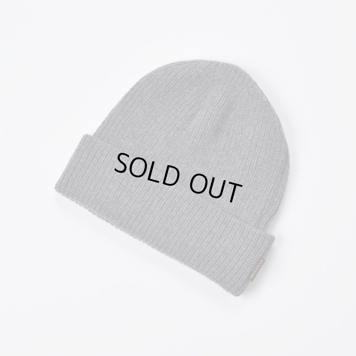 画像1: CASHMERE KNIT WATCH（カシミヤニットワッチ）SE570 チャコールグレー (1)