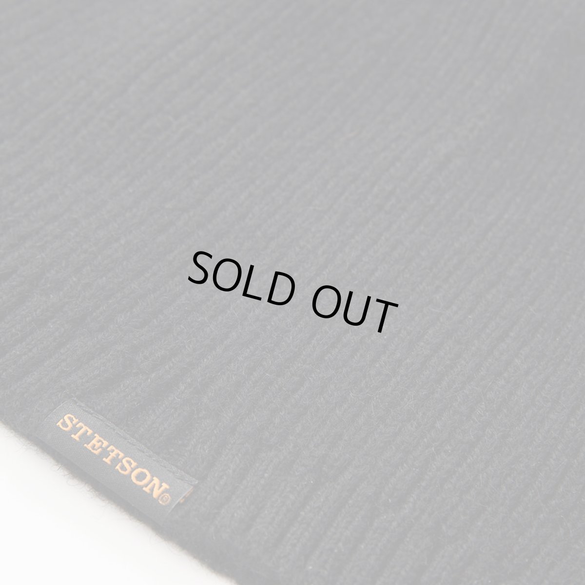 画像2: CASHMERE SHORT KNIT WATCH（カシミヤショートニットワッチ）SE571 ブラック (2)