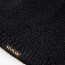 画像2: CASHMERE SHORT KNIT WATCH（カシミヤショートニットワッチ）SE571 ブラック (2)