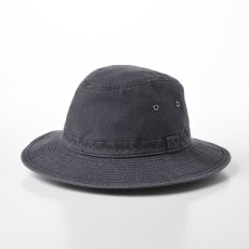 画像1: COTTON OVERDYE WASHED LONG HAT（コットンオーバーダイウォッシュドロングハット）SE580 ブラック (1)