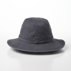 画像3: COTTON OVERDYE WASHED LONG HAT（コットンオーバーダイウォッシュドロングハット）SE580 ブラック (3)