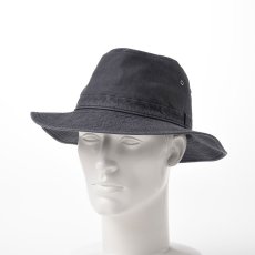 画像6: COTTON OVERDYE WASHED LONG HAT（コットンオーバーダイウォッシュドロングハット）SE580 ブラック (6)