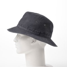 画像7: COTTON OVERDYE WASHED LONG HAT（コットンオーバーダイウォッシュドロングハット）SE580 ブラック (7)