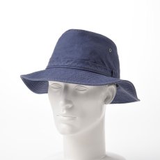 画像6: COTTON OVERDYE WASHED LONG HAT（コットンオーバーダイウォッシュドロングハット）SE580 ネイビー (6)