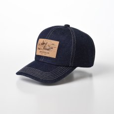 画像1: DENIM CAP（デニムキャップ）SE589 ネイビー (1)