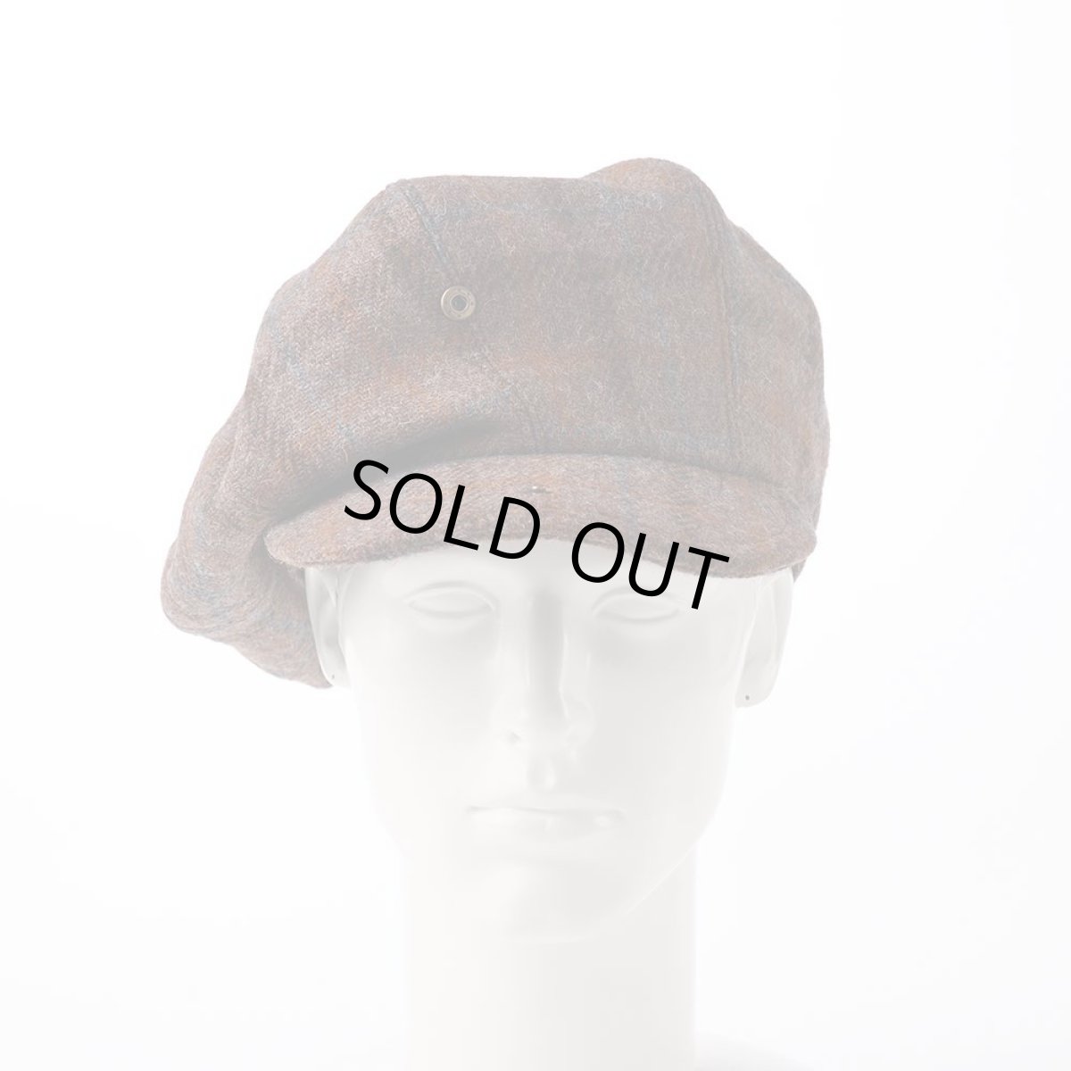 画像7: HARRIS TWEED BIG CAS  Ver.2（ハリスツイード ビッグキャス Ver.2）SE616 ブラウン (7)