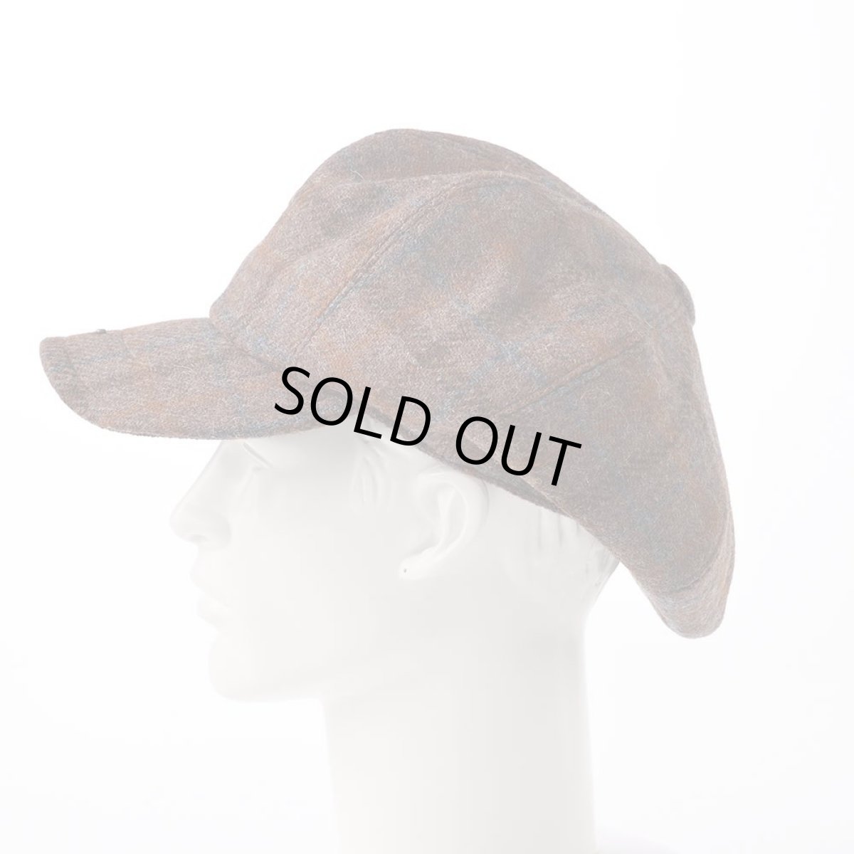 画像9: HARRIS TWEED BIG CAS  Ver.2（ハリスツイード ビッグキャス Ver.2）SE616 ブラウン (9)