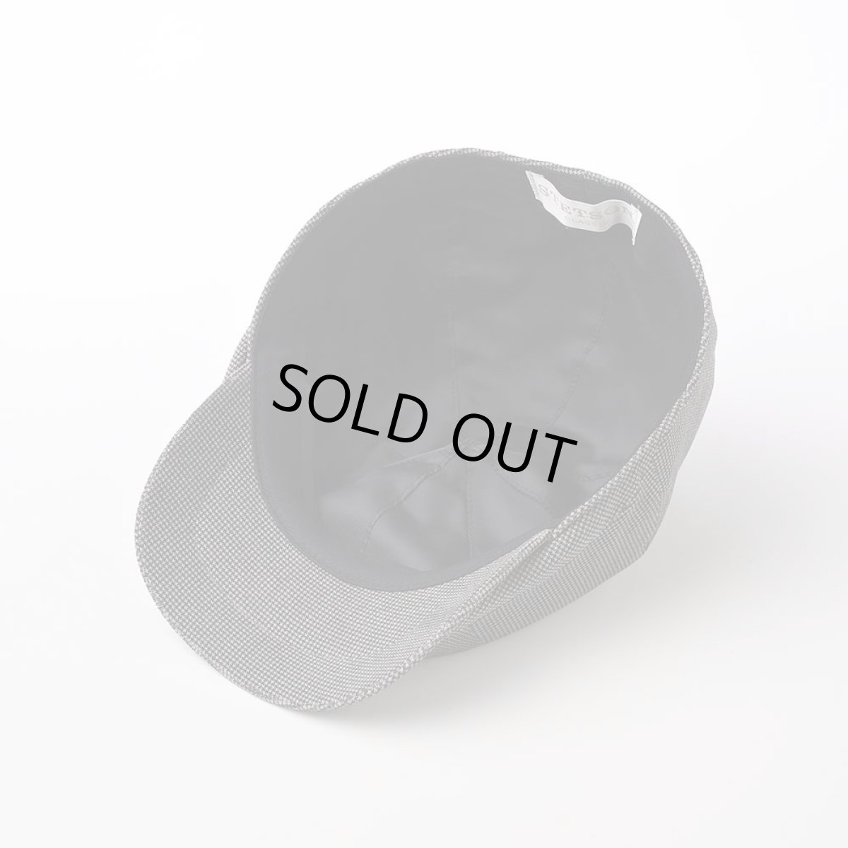 画像4: HOUND TOOTH HUNTING（ハウンドトゥース ハンチング）SE617 グレー (4)