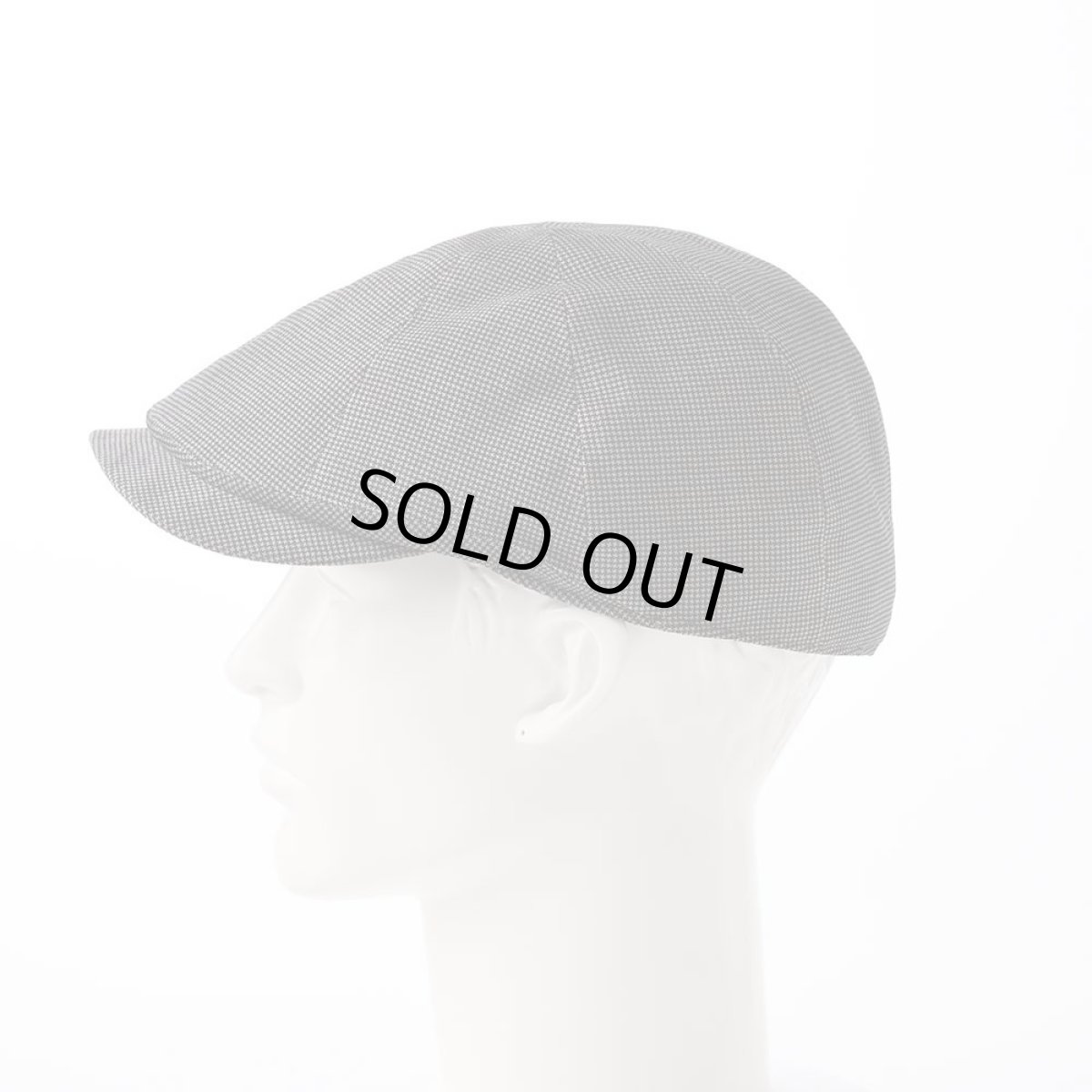 画像6: HOUND TOOTH HUNTING（ハウンドトゥース ハンチング）SE617 グレー (6)