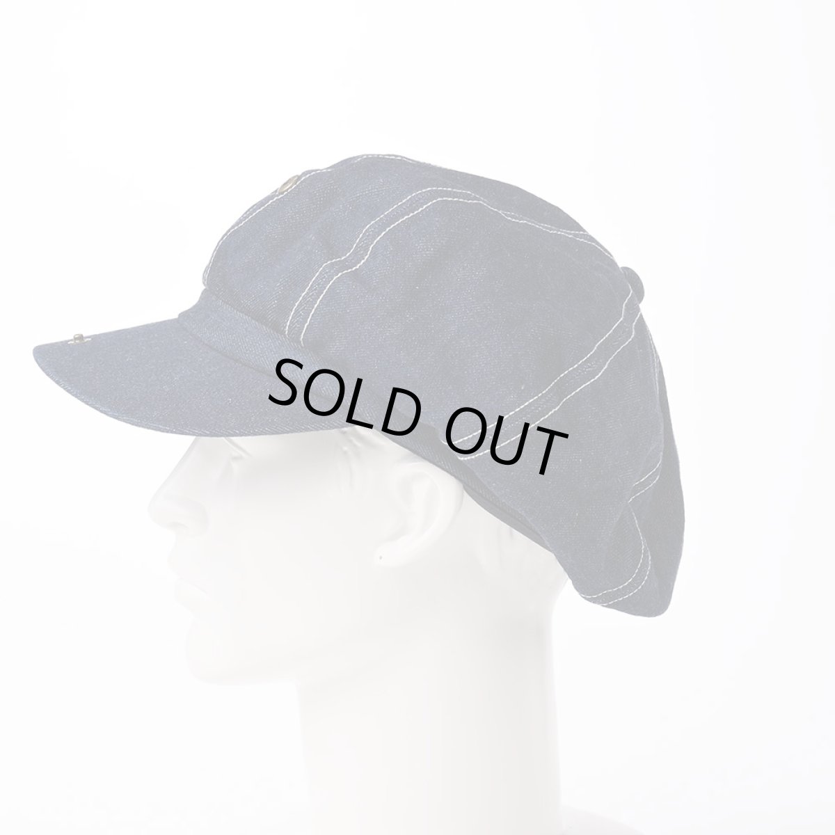 画像9: DENIM BIG CAS（デニム ビッグキャス）SE628 ネイビー (9)