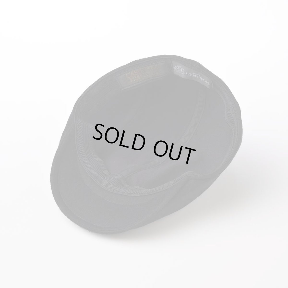 画像4: CASHMERE HUNTING（カシミヤ ハンチング）SE631 ブラック (4)