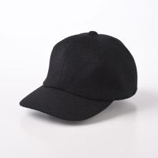 画像1: CASHMERE CAP（カシミヤ キャップ）SE635 ブラック (1)