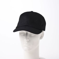 画像5: CASHMERE CAP（カシミヤ キャップ）SE635 ブラック (5)