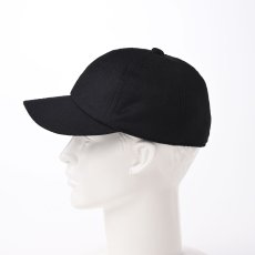 画像6: CASHMERE CAP（カシミヤ キャップ）SE635 ブラック (6)