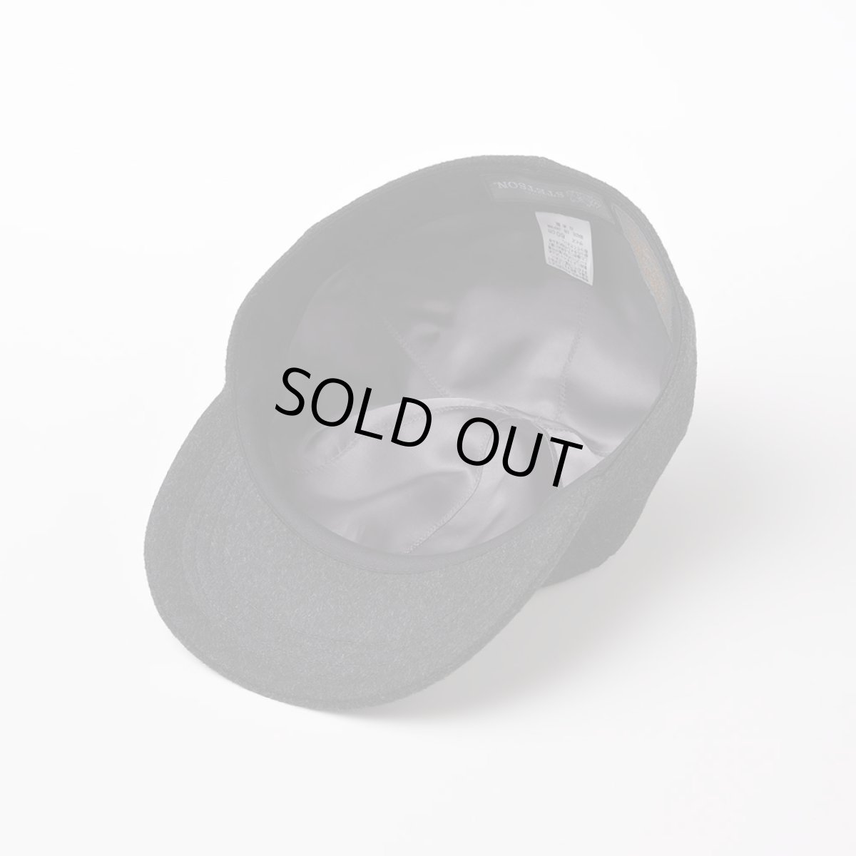 画像4: CASHMERE CAP（カシミヤ キャップ）SE635 チャコールグレー (4)