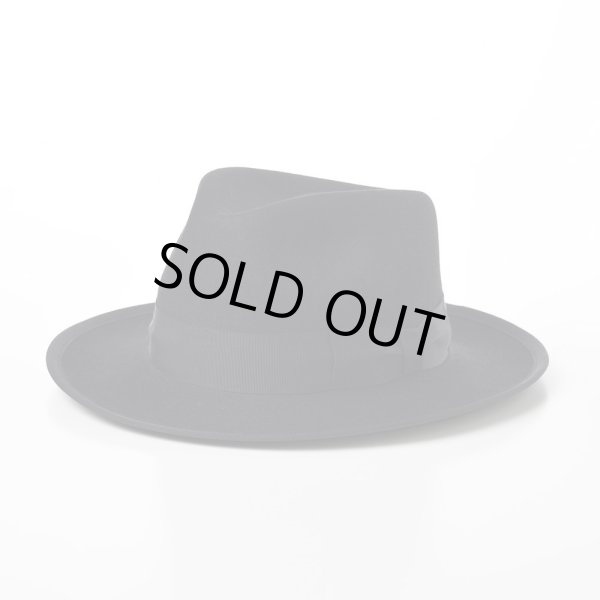 フェドラハット、サイズ５７㎝、ラビットファー RABBIT FUR FEDORA（ラビットファー フェドラ）SH401 ブラック