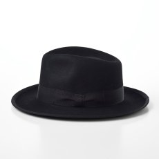 画像2: RABBIT FUR FEDORA（ラビットファー フェドラ）SH401 ブラック (2)