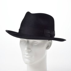 画像6: RABBIT FUR FEDORA（ラビットファー フェドラ）SH401 ブラック (6)