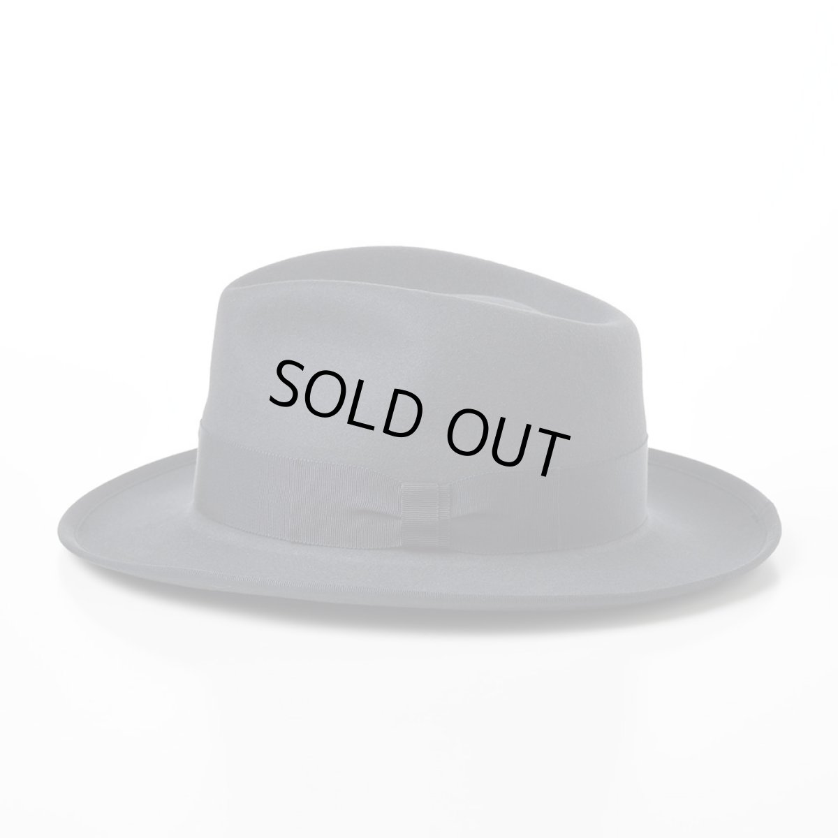 画像2: RABBIT FUR FEDORA（ラビットファー フェドラ）SH401 チャコールグレー (2)