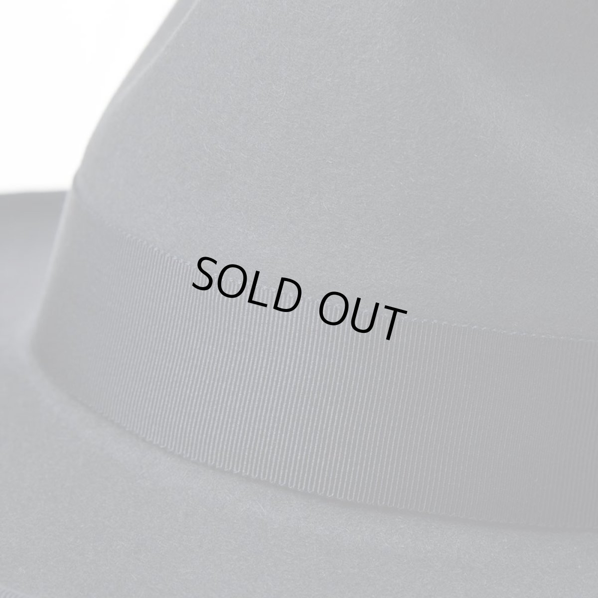 画像4: RABBIT FUR FEDORA（ラビットファー フェドラ）SH401 チャコールグレー (4)