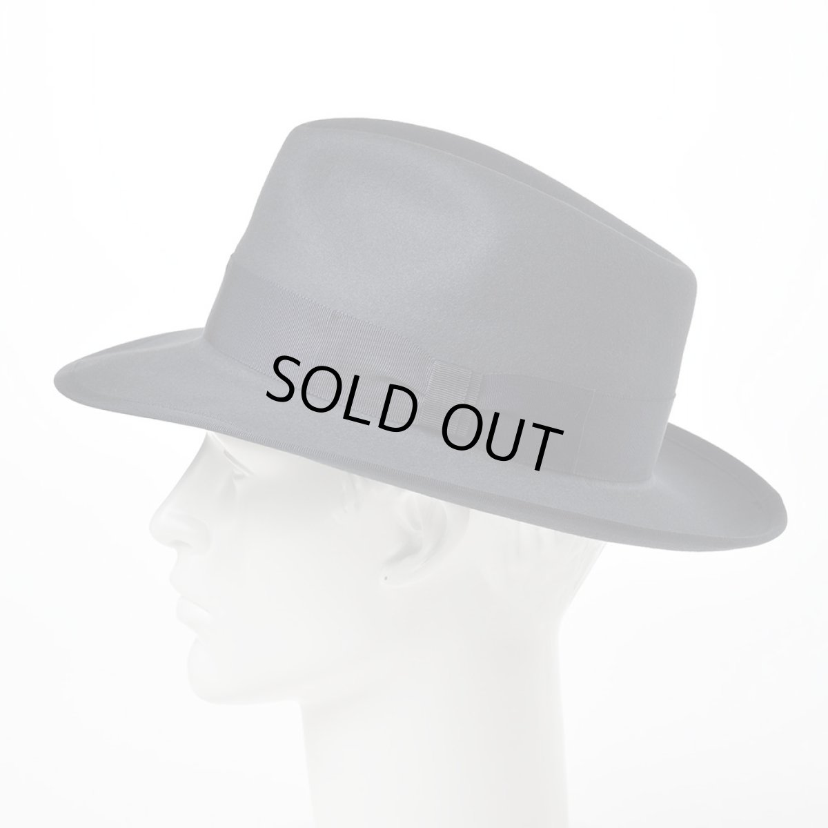 画像8: RABBIT FUR FEDORA（ラビットファー フェドラ）SH401 チャコールグレー (8)