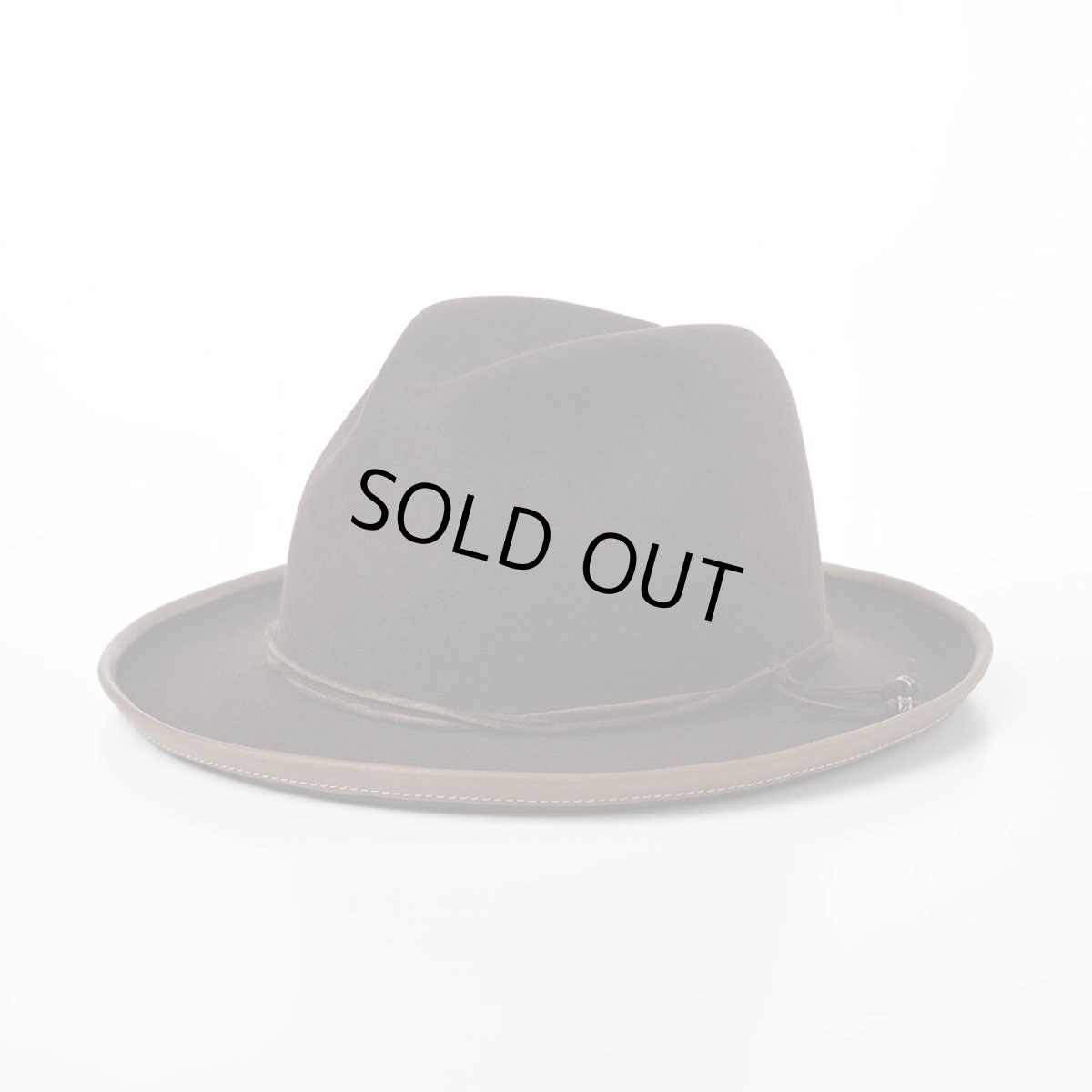 画像1: RABBIT FUR FEDORA（ラビットファー フェドラ）SH520 ブラウン (1)