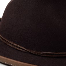 画像4: RABBIT FUR FEDORA（ラビットファー フェドラ）SH520 ブラウン (4)