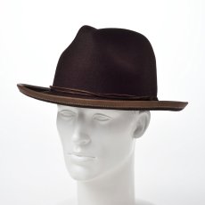 画像6: RABBIT FUR FEDORA（ラビットファー フェドラ）SH520 ブラウン (6)