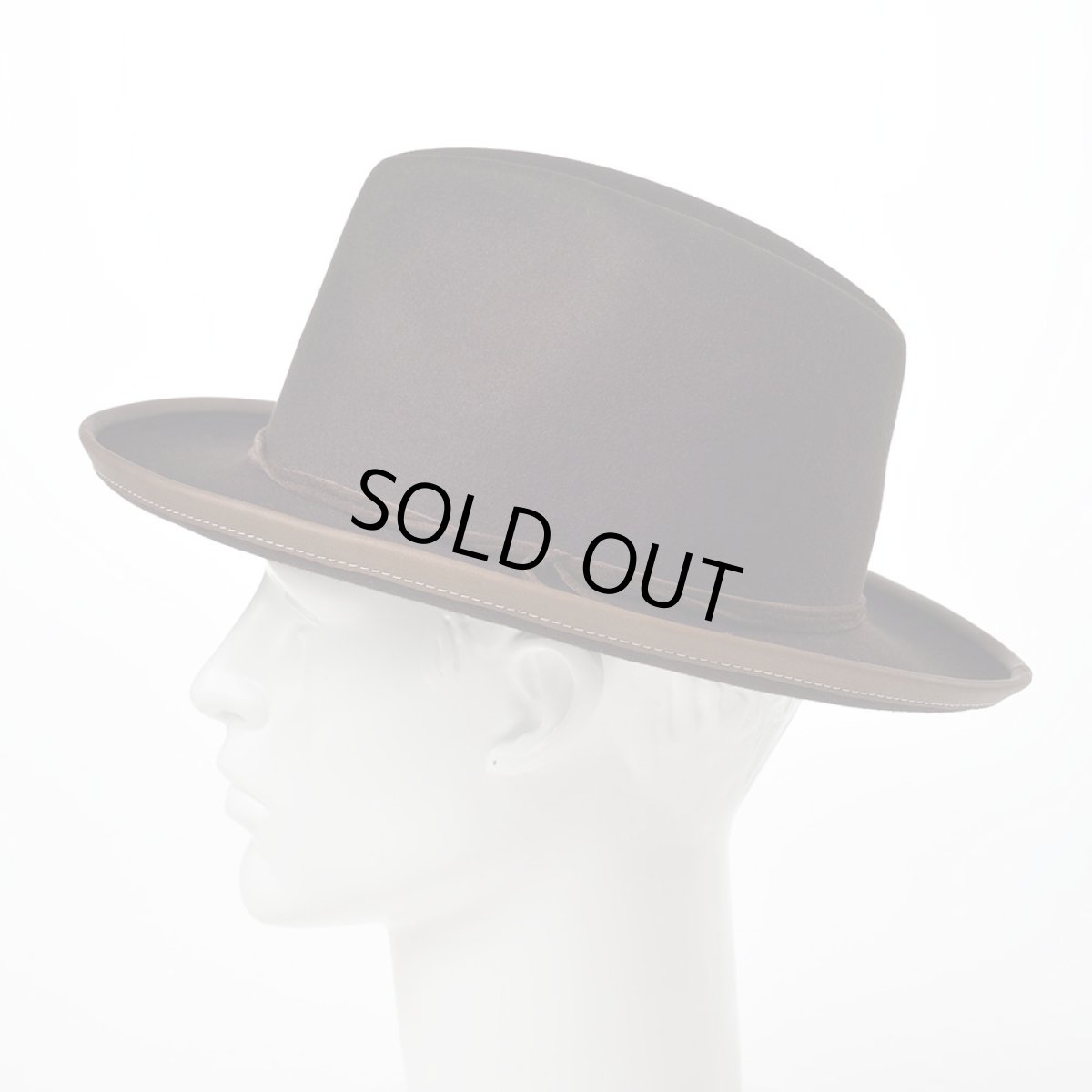 画像7: RABBIT FUR FEDORA（ラビットファー フェドラ）SH520 ブラウン (7)