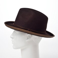 画像7: RABBIT FUR FEDORA（ラビットファー フェドラ）SH520 ブラウン (7)