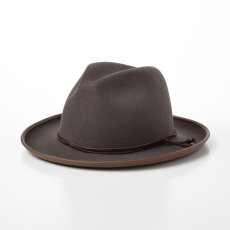 画像1: RABBIT FUR FEDORA（ラビットファー フェドラ）SH520 サンドベージュ (1)