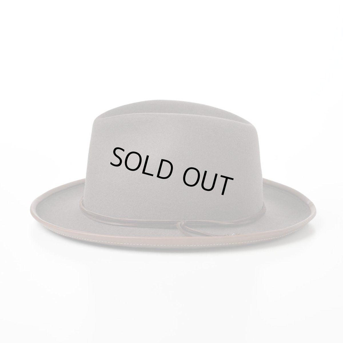 画像2: RABBIT FUR FEDORA(ラビットファー フェドラ)SH520 サンドベージュ (2)