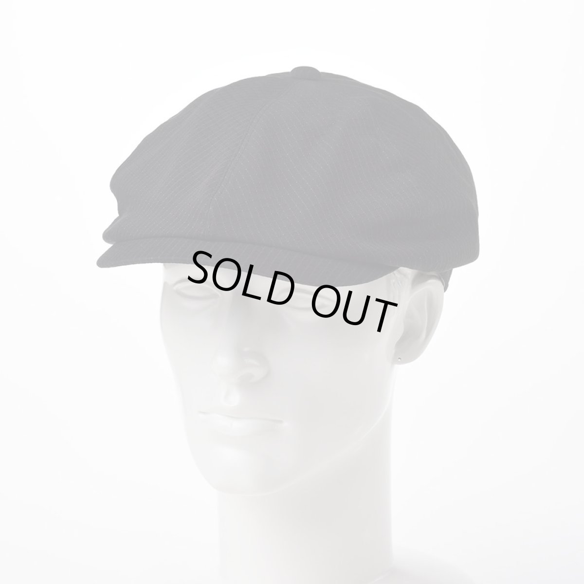 画像2: VINTAGE CHECK CASKET（ヴィンテージチェック キャスケット）SH586 ブラック (2)