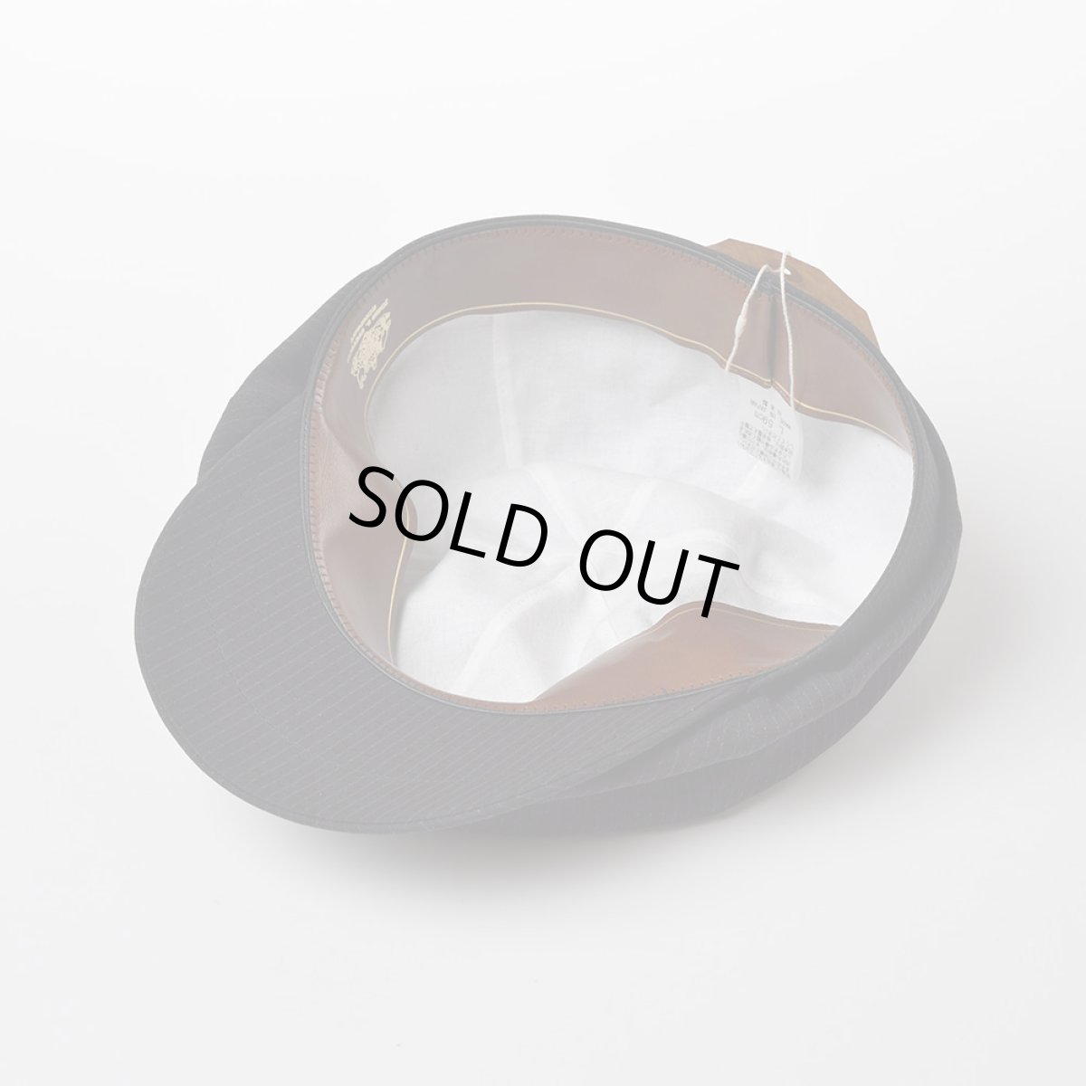 画像6: VINTAGE CHECK CASKET（ヴィンテージチェック キャスケット）SH586 ブラック (6)