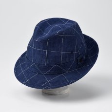 画像1: LINEN HAT（リネンハット）SE448 ネイビー (1)