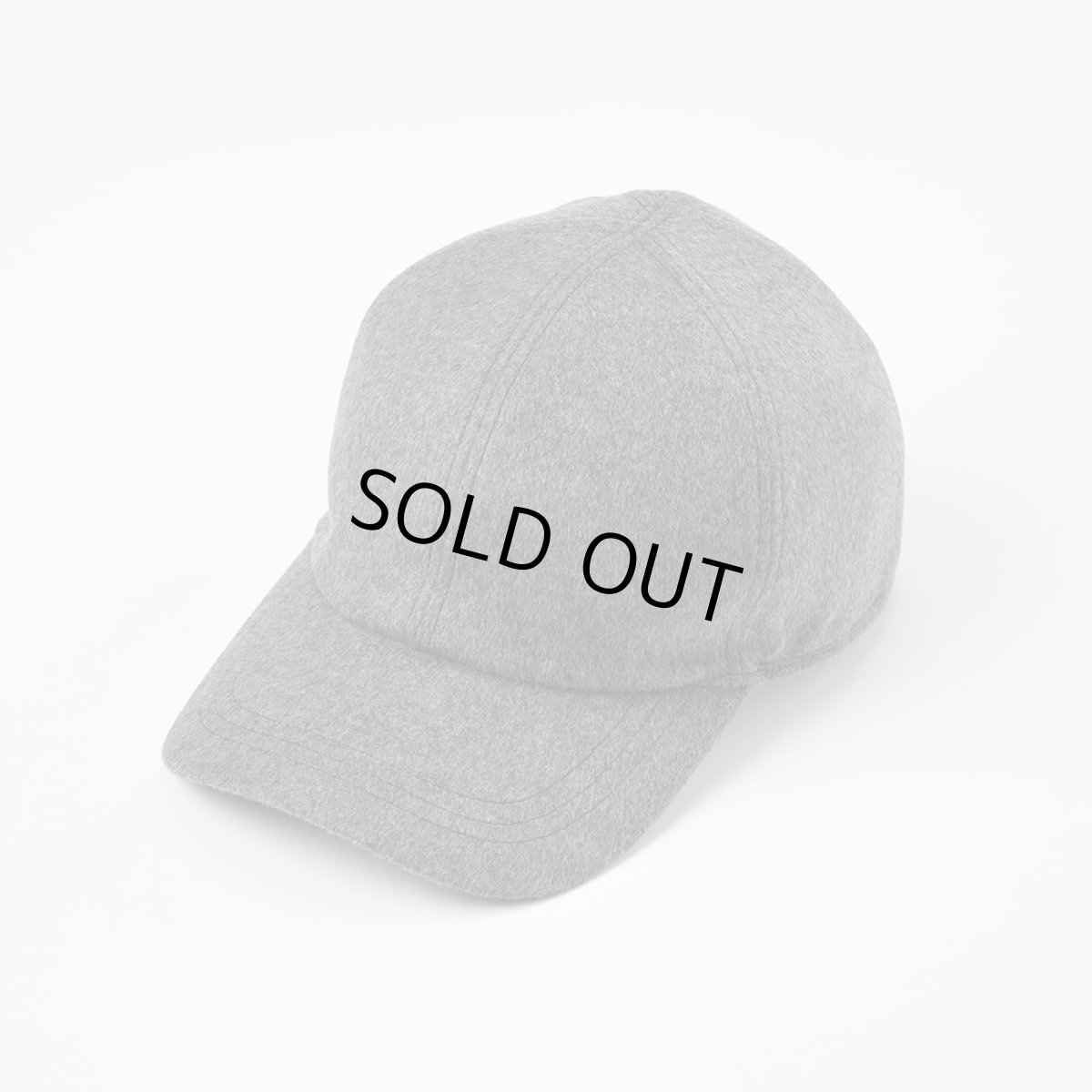 画像1: CASHMERE MIX CAP（カシミヤミックスキャップ）SE486 グレー (1)